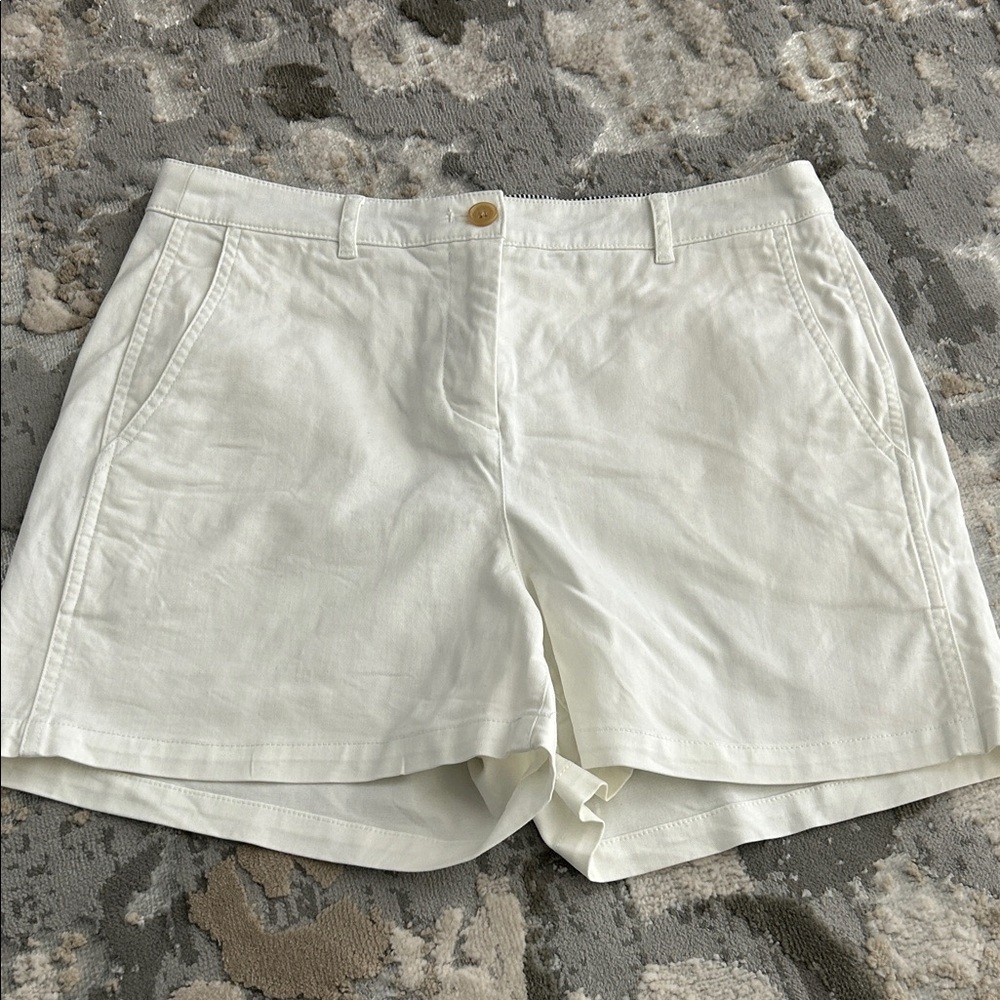 J Crew Women's White Shorts